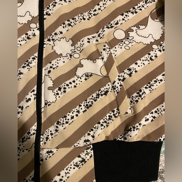 Handmade Bomber Jacket Style Sweater - Picture 10 of 12